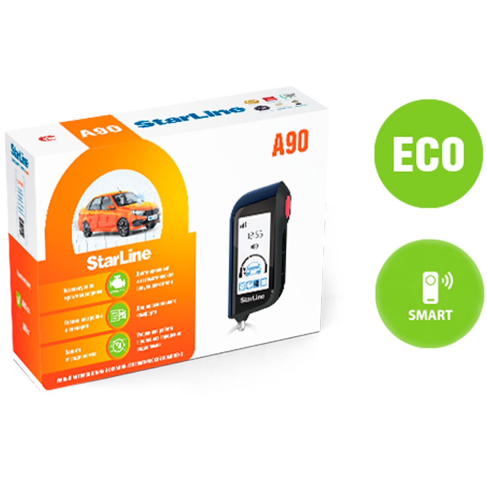 Автосигнализация StarLine A90 BT ECO