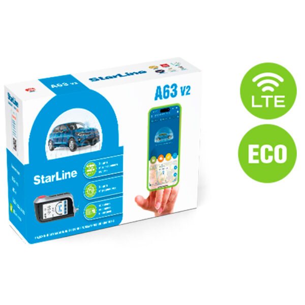 Автосигнализация StarLine A63 v2 LTE ECO