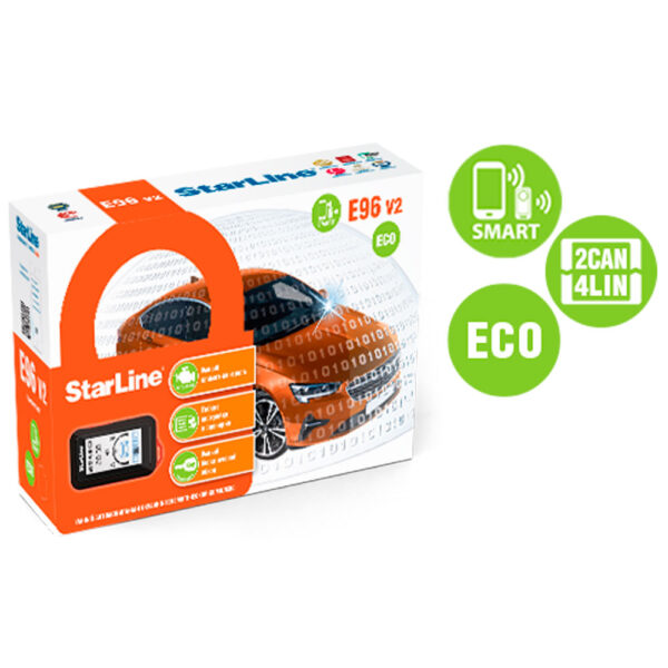 Автосигнализация StarLine E96 v2 BT 2CAN-4LIN ECO