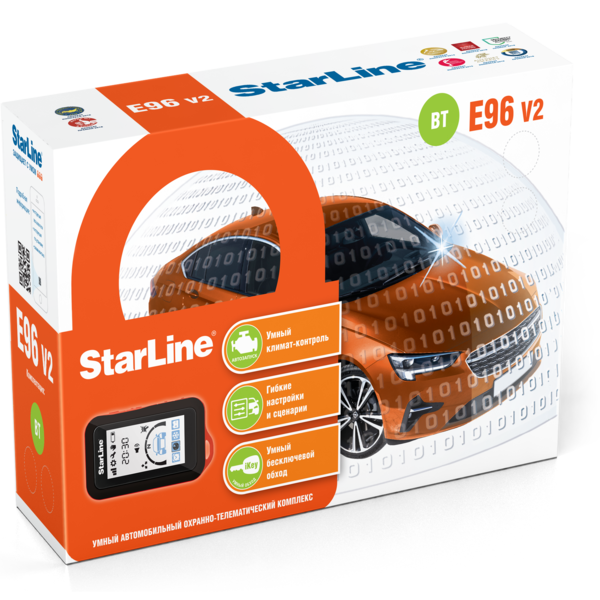 Автосигнализация StarLine E96 v2 BT 2CAN-4LIN