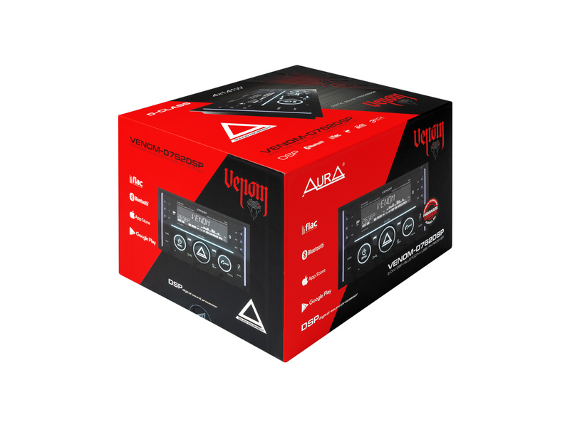Автомагнитола Aura VENOM-D762DSP USB/SD