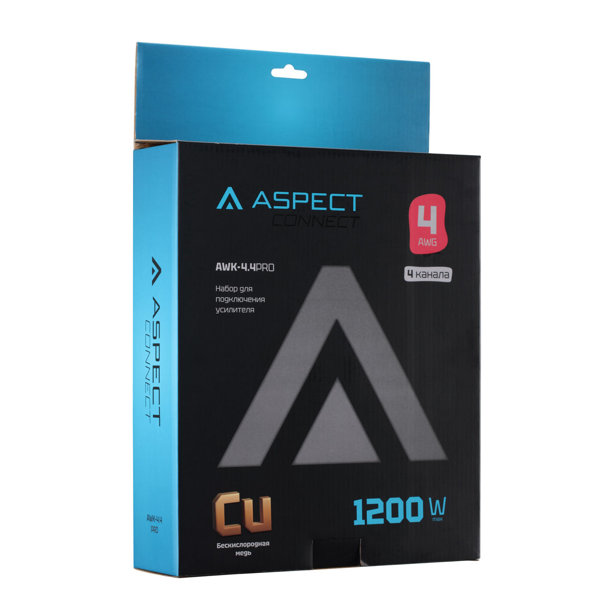 Провода комплект Aspect AWK-4.4PRO для 4х канального усилителя