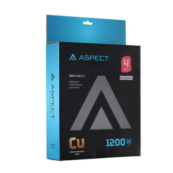 Провода комплект Aspect AWK-4.2PRO для 2х канального усилителя